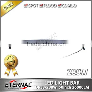 50in 288W High Power Radius Offroad 4x4 Raciing Powersports ATV UTV SUV Bune Buggy Truck Led Light Bar thumbnail-4