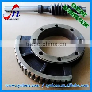 OEM Transmission Steel Worm Gear and Worm Shaft thumbnail-3