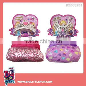 Princess Pretend Handbag With Toy Princess Crown and Jewelry thumbnail-1