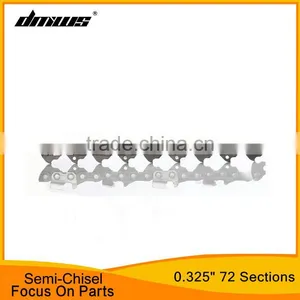 Gardening Tools Chain Saw Wood Cutting Machine Chains Saw Spare Parts Semi-Chisel 0.325" Pitch 72 Sections Chainsaw Chain thumbnail-1