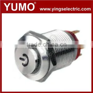 12mm Metal Push Button ABS12S-C1-E NO or NC Momentary Push Button Switch thumbnail-1