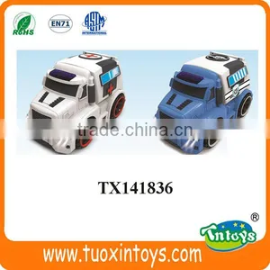 Plastic Friction Fire Engine Vehicle Toy Aerial Ladder Truck Cute Design for Kids thumbnail-2
