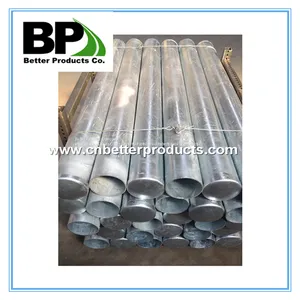 Galvanized and Powder Coated in Ground Steel Bollard thumbnail-4