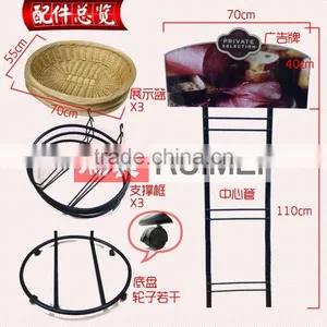 Store Metal Bread Display Rack thumbnail-2