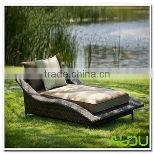 Audu Black Wicker Recline Italian Style Lounge Suites thumbnail-1