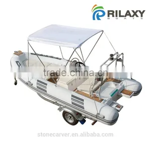 Rilaxy 4.8m 16ft RIB 480D Inflatable Boat, Rigid Inflatable Boat, Cheap Inflatable Boat for Sale thumbnail-6
