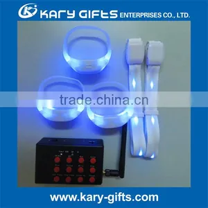 Wholesale Silicone Wristbands With Led Lights Light up Rfid Led Wristband thumbnail-1