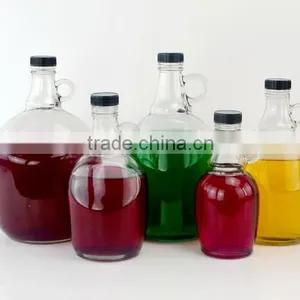 Glass Water Bottle Includes Plastic Screw Cap, 1 Gallon Capacity thumbnail-3
