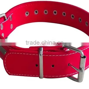 CY114 Wholesale PU Lady Dog Collar Comfort Leather Single Row Rivets Collar Alloy Spikes Gentle Rivet Dog Collar thumbnail-5