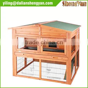 Folding Wooden Rabbit Cage Manufactures thumbnail-1