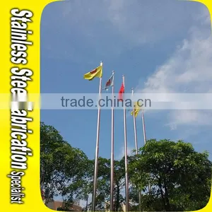 Flexible Electric Outdoor Stainless Steel FlagPole thumbnail-3