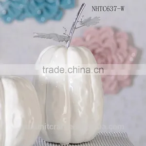 Decorative Artificial White Pumpkins Wholesale thumbnail-6