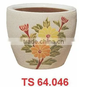 Vietnam Ceramic Indoor Flower Pottery for Home and Garden thumbnail-4