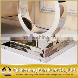 Metal Movable Marble Top Side Table thumbnail-4