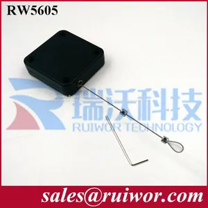 RW5605 Anti Lost Recoiler | Adjustable Wire Loop Lanyard thumbnail-3