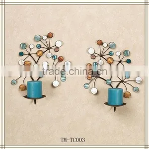 Hot Sale Metal Set Wall Candle Holder thumbnail-1