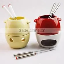 Stoneware Fondue Set thumbnail-1
