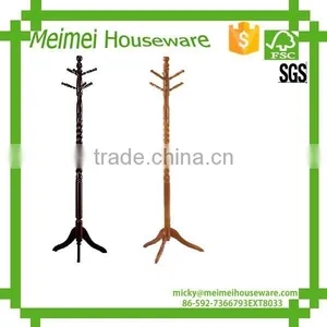 High Quality Antique Wooden Clothes Tree Hanger Coat Rack/stand thumbnail-1