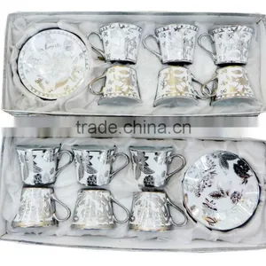 High Quality 6pcs Porcelain Cup Sets Bone China thumbnail-1