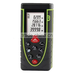 40m (131ft) Laser Distance Meter Bubble Level Rangefinder Range Finder Tape Measure Tester thumbnail-1