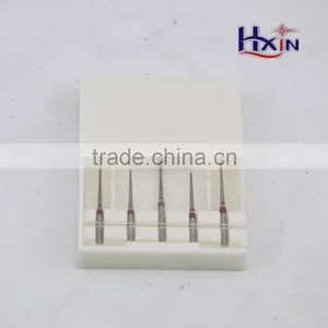 5pcs/set High Speed Electroplated Diamond Polishing Bur for Teeth / Mini Diamond Dental Drill thumbnail-1