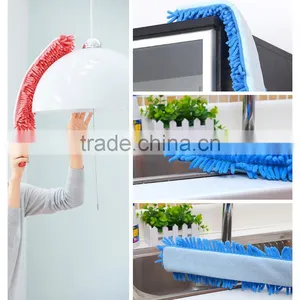 Bendable Microfiber Duster, Customized Short Handle Cleaning Duster thumbnail-2