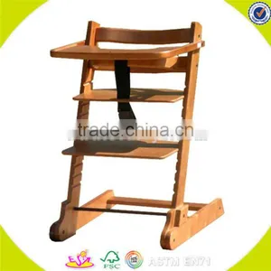 Wholesale Wooden Dining Feed Chair Toy for Kids High Baby Feeding Chair Toy for Children W08F007 thumbnail-1