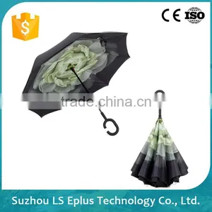 Custom Logo New Invention 190Tpongee Umbrella thumbnail-4