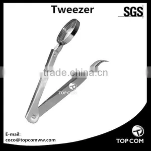 Tweezers With LED & Magnifier Tweezers thumbnail-1