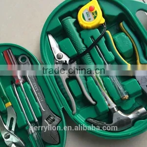 Berrylion Home Use Tool Set 12pcs Hand Tool Set Screwdriver Hammer Plier Set thumbnail-2