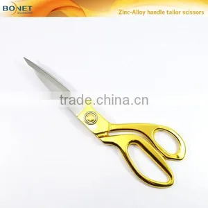 S13002 9-1/2" Custom True and Imitation Gold/pearl Chrome/silver/copper Plated Tailor Fabric Cutting Scissors thumbnail-2