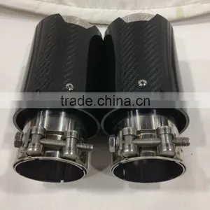 B-MW Muffler Tip Car Accessories M Exhaust Muffler Carbon Fiber Exhaust Tip thumbnail-6