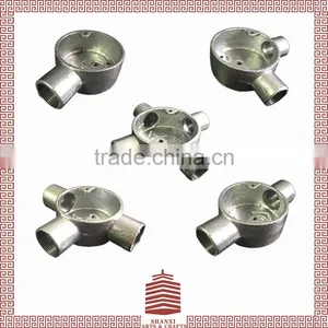 Hot Dipped Galvanized Malleable Iron Conduit Box, Circular Best Box, Electrical Conduit Box thumbnail-1