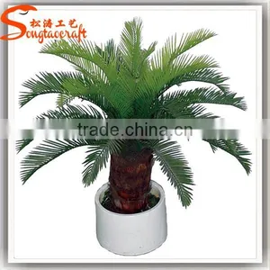 Indoor Evergreen Ornamental Plants Cycas Revoluta Artificial Fake Plastic Evergreen Trees for Home Decor thumbnail-5