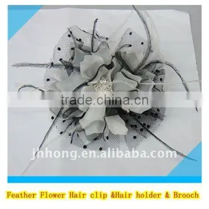 Feather Fascinator Brooch thumbnail-1