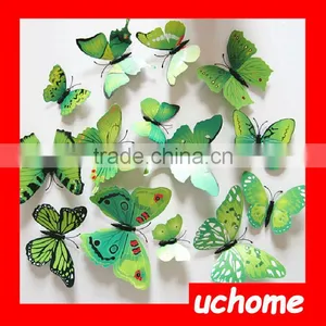 UCHOME Adhesive 3d Butterfly Tattoo Sticker Dome Stickers Custom 3d Dome Sticker Made In China thumbnail-2
