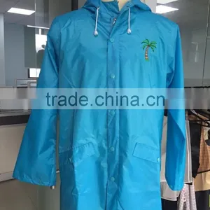 Wholesale Custom Women Kids 100%waterproof,breathable,PVC Raincoat thumbnail-1