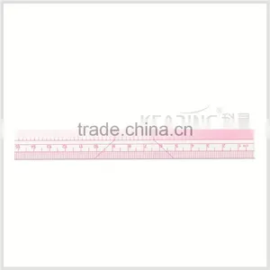 Kearing 1.2mm Thick 20cm&8" Flexible Garment Ruler for Sewing Garment Measurement in Sandwich Line Printing #B-56 thumbnail-1
