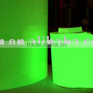 Glow Green Light Photo-luminescent Film in the Darkness thumbnail-1
