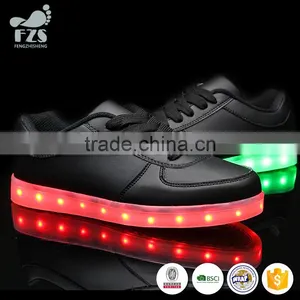 2017 Wholesale Led Light up Shoes Men Led Flat Shoes Couple thumbnail-2