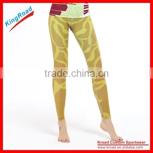Women's Spandex Fitness Running Tights/capris thumbnail-3