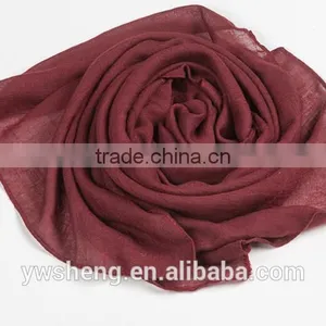 Newest Style Baby Girl Easy-taking Organic Wide Cotton Plain Baby Scarf thumbnail-5