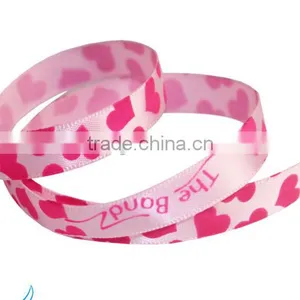 Hot Sport Silk Ribbon Bands Life is Good Sport Ribbon Wristlet Cheap Promotional Sport Snap Button Wristband thumbnail-4