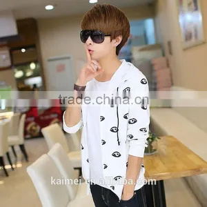 2017 New Design Popular Life Fleece Men's Spring Hoodie CVC (60/40) thumbnail-3