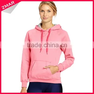 Bulk Designer Different Color Hot Sale Plain Design Fashion Pullover Women Hoodie thumbnail-1