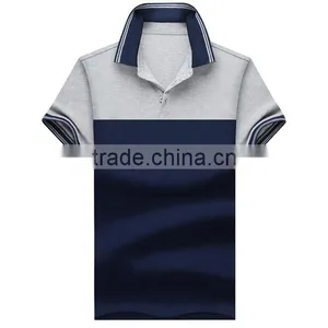 Mens Polo T Shirt,100%Cotton Two Colors Mens Printing Wholesale Bulk Polo Shirt thumbnail-4