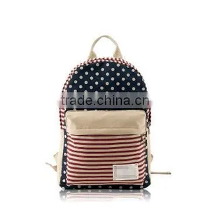 Fashion Canvas Backpack, School Bag, Girl's Bag, Shoulder Bag thumbnail-1