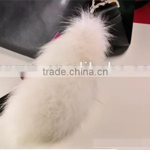 Key Chain Fur Factory Direct MIni Fox Tail Female Dance Custom thumbnail-6