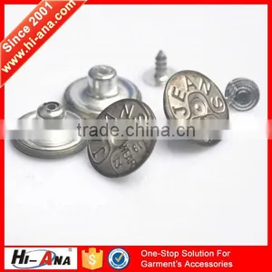 Hi-ana Button1 Free Sample Available Finest Quality Jean Button thumbnail-1