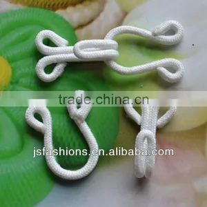 Fashion Big Size Fabric Coated Hook and Eyes Fateners White Color thumbnail-1